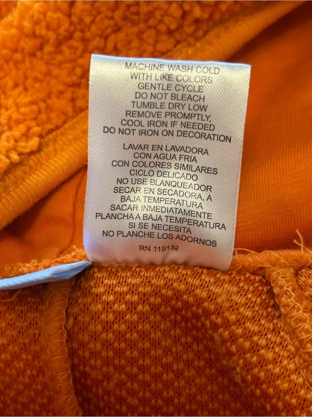 Disney Baby Orange Tigger Sherpa Footie One-Piece 3-6 months.